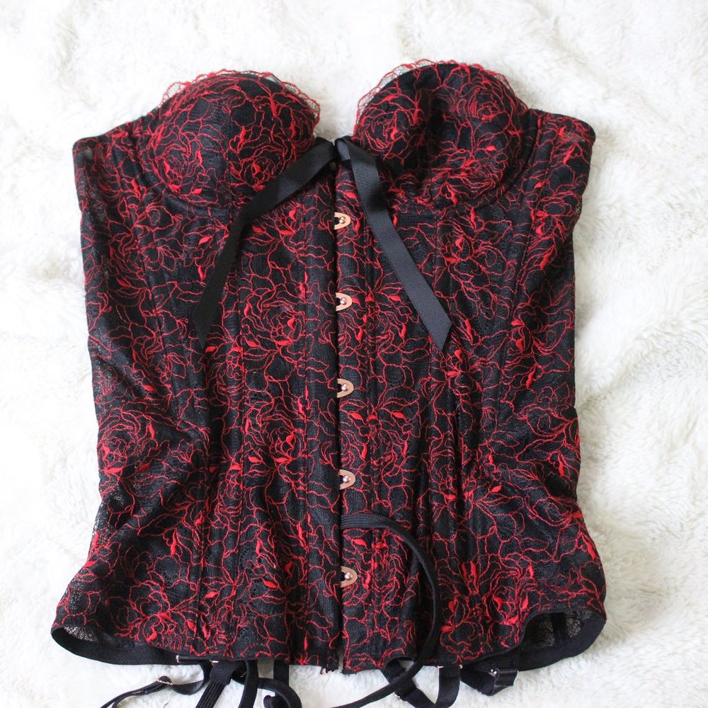 Savage X Fenty Embroidered Corset -- Small -- Nw/oT